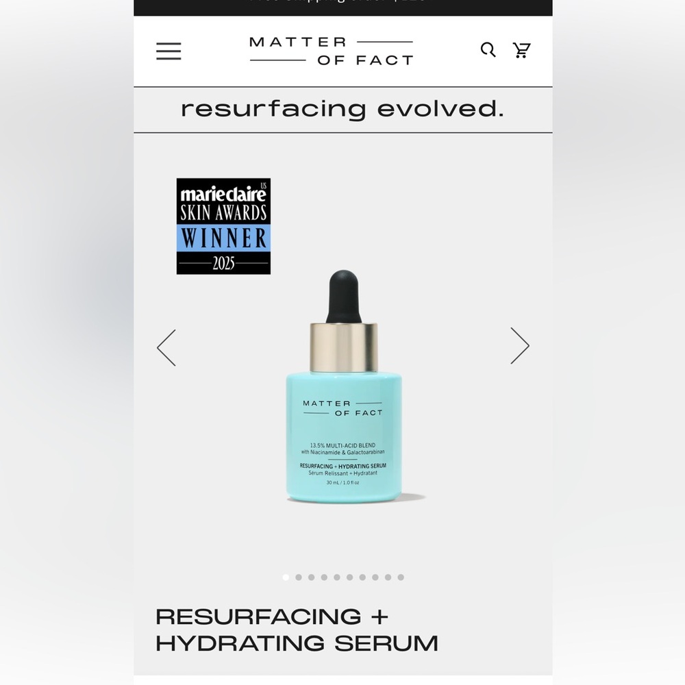 Matter Of Fact Resurfacing + Hydrating Serum